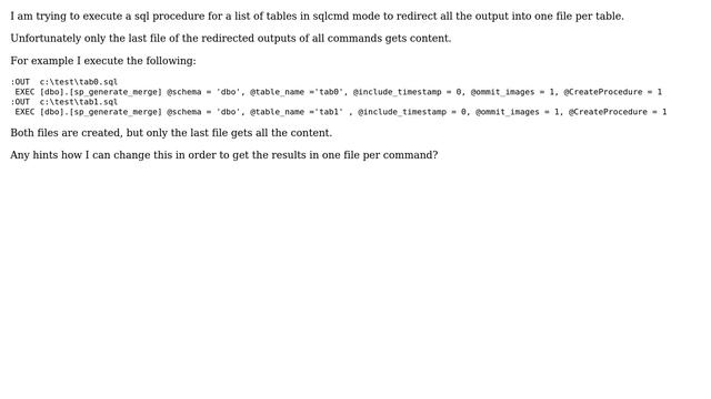 Databases: Multi-command SQLCMD mode script смотреть онлайн
