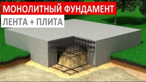Мелкозаглубленный фундамент: лента + плита / глубина мелкозаглубленного фундамента