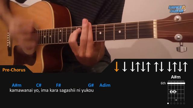 My Hero Academia 4 ED - Koukai no Uta | Acoustic Guitar Lesson [Tutorial + TAB + Chords] смотреть онлайн