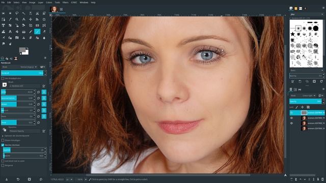 Skin Retouching and High Key Effect with Gimp 2.9 (english version) смотреть онлайн