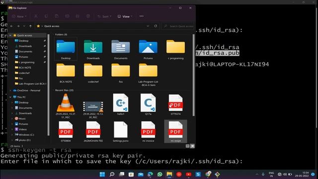 How to Install Git on Windows 11 || How to Generate SSH Keys || Create Repository and push to GitHu смотреть онлайн