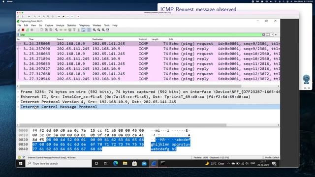 Wireshark | 03 | Simulate and analyse ICMP packets смотреть онлайн