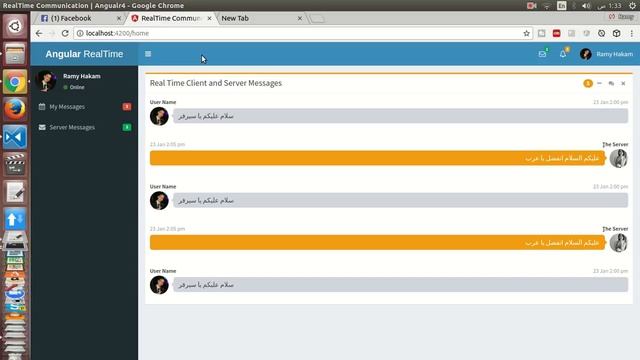 Real Time Angular 4 + Socket IO Demo + Code Download смотреть онлайн
