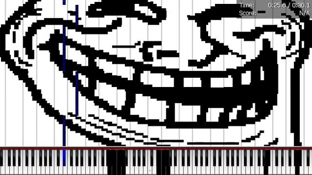 Troll Face - MIDI Art смотреть онлайн