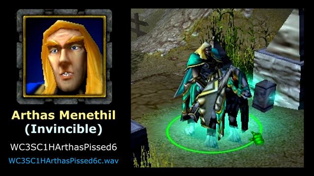 WC3SC1 Arthas (Invincible) Quotes
