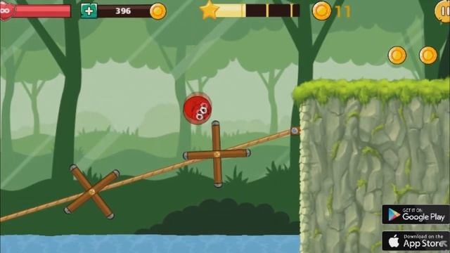 Red Ball 6 Bounce Ball walkthrough Level 11 - 15 смотреть онлайн