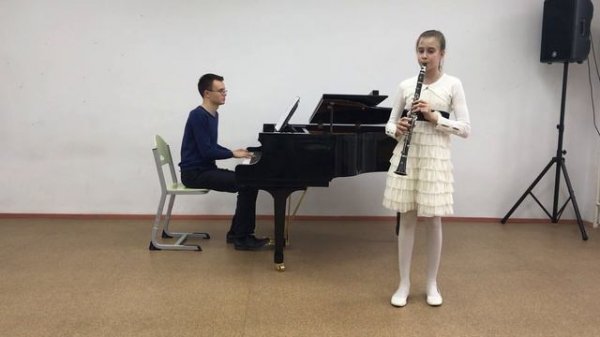 София Калуцкая(кларнет)- Вечер. Ж.Конт.