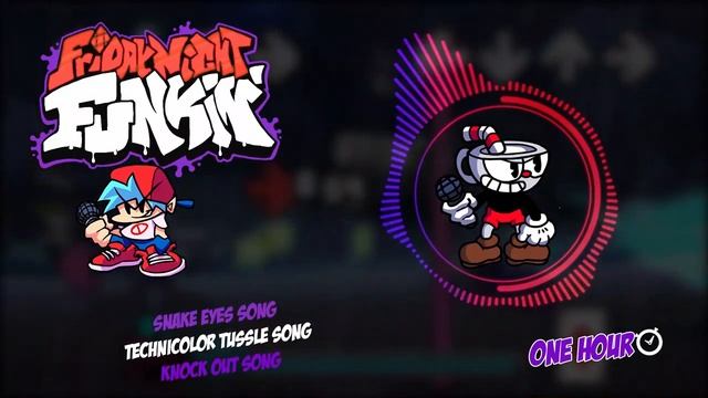 Friday Night Funkin' VS Indie Cross | Cuphead | 1 Hour | FNF Mod смотреть онлайн
