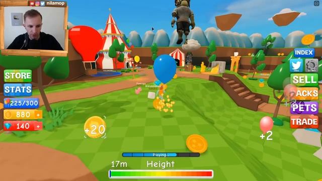 СИМУЛЯТОР ВОЗДУШНЫХ ШАРОВ В ROBLOX - BALLOON SIMULATOR 2 смотреть онлайн