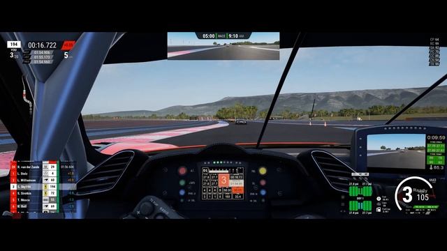 ACC: SHORT RACE 2020 Ferrari 488 EVO GT3 @ Paul Ricard / AI@100 AGG@100 / W SETUP & LINK смотреть онлайн