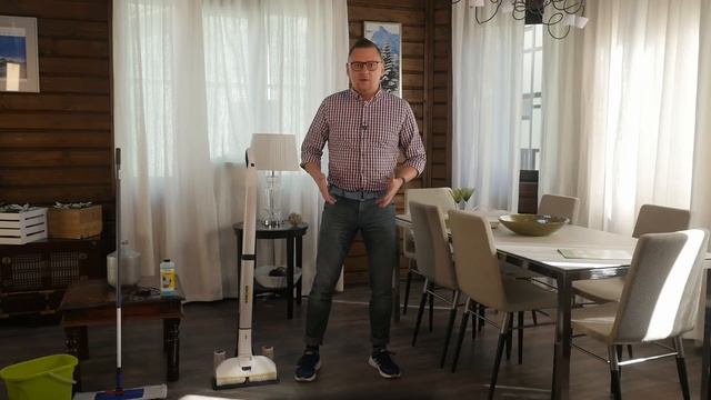 Обзор аппарата для влажной уборки пола Karcher FС 3 смотреть онлайн