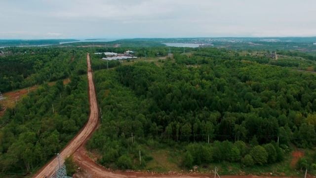 Строительство ТЭЦ в Советской Гавани. Аэросъемка смотреть онлайн