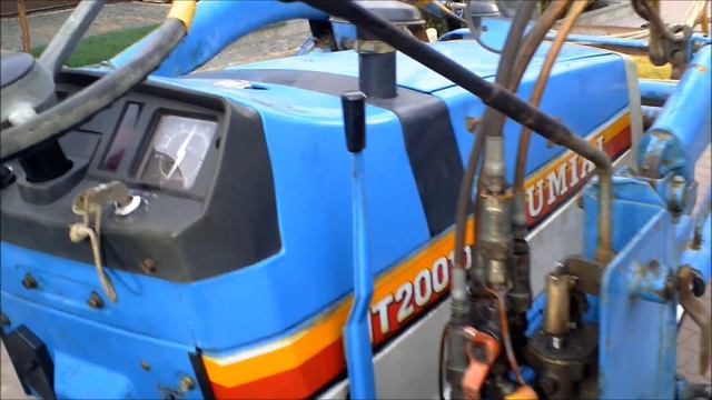 Mini traktor Mitsubishi MT 2001D z turem. www.akant-ogrody.pl смотреть онлайн