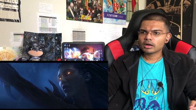 StarCraft 2 Wings of Liberty Cinematic (Zeratul VS Kerrigan) Reaction!! смотреть онлайн
