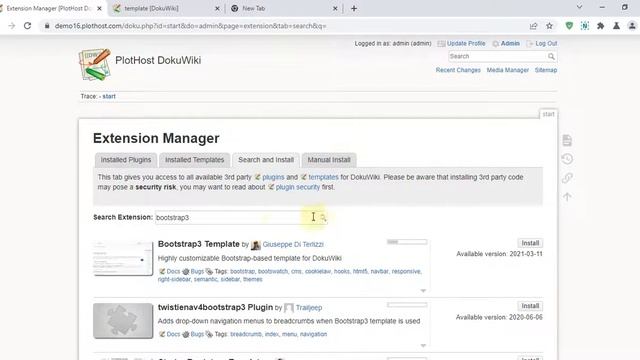 How to install DokuWiki templates смотреть онлайн