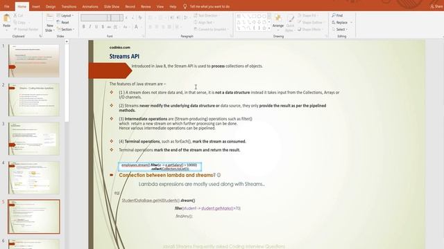 Java 8 Lambda expressions, Functional Interface & Streams (Java 8 Streams Coding interviews -Part1 смотреть онлайн
