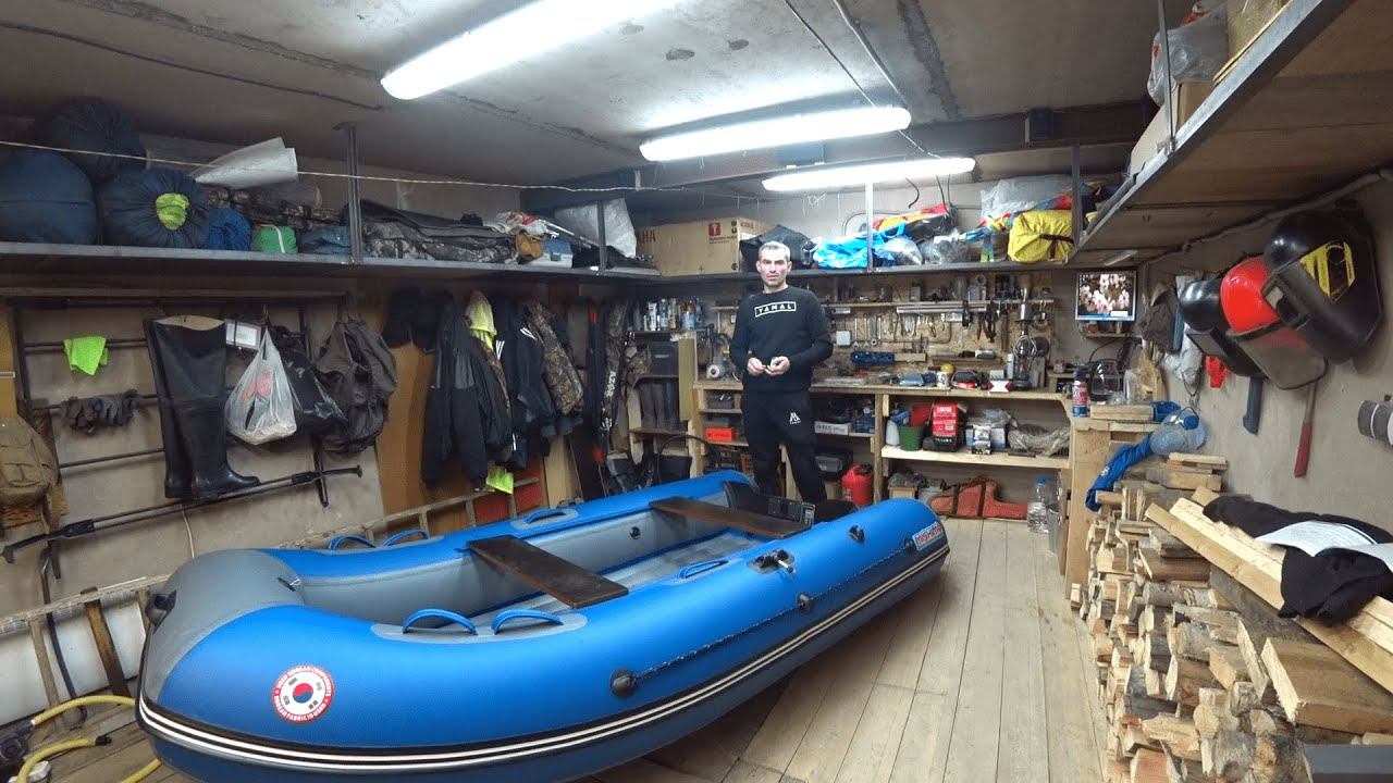 гаражный обзор лодки нднд МИШИМО 335 лайт. смотреть онлайн