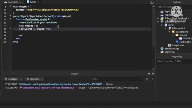 Roblox studio: make a display name with icons смотреть онлайн