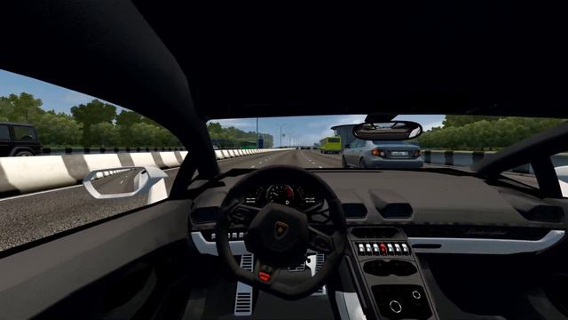 Lamborghini Huracan LP610-4 - City Car Driving [Steering wheel gameplay] смотреть онлайн
