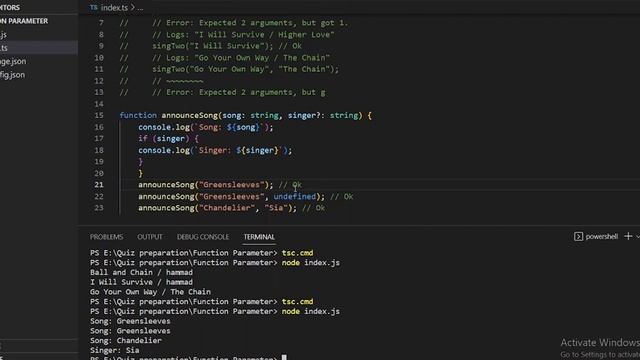 Function Parameters : Typescript Function Parameter | Typescript Tutorial for Beginners in Hindi. смотреть онлайн