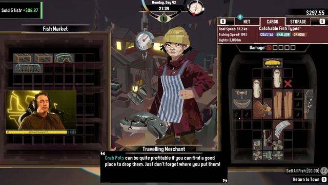 ? Gone Fishin for the BIG One // DREDGE Gameplay смотреть онлайн