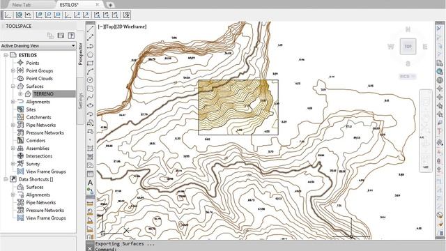 AutoCAD Civil 3D - Superficies - Exportar XML смотреть онлайн