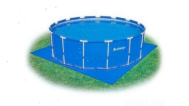 Подстилка для бассейнов 488х488см, для бассейна d457см (BestWay) обзор 58003 BW смотреть онлайн