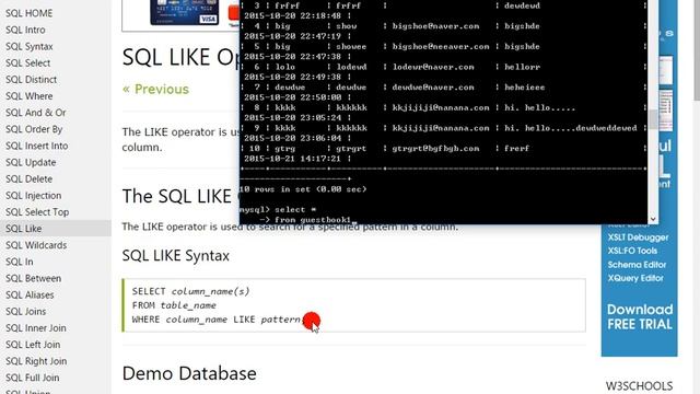 PHP 23강 MySQL을 위한 SQL - SELECT TOP ,LIKE,Wildcard,IN,BETWEEN смотреть онлайн