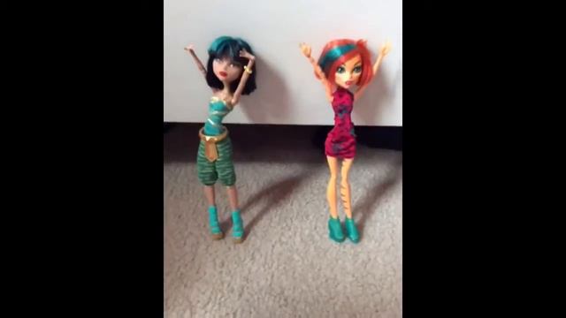 My House Flo Rida Cleo De Nile and Toralei Stripe Monster High Stop Motion! смотреть онлайн