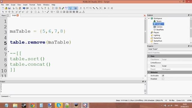 Roblox Advanced Scripting Tutorial 1 - Tables смотреть онлайн