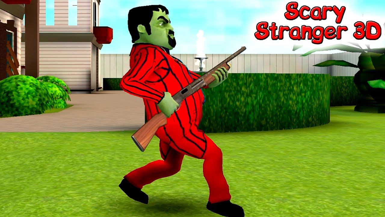 Scary Stranger 3D замудреный уровень с оружием - обновление игры прохождение. Привет сосед мультик смотреть онлайн