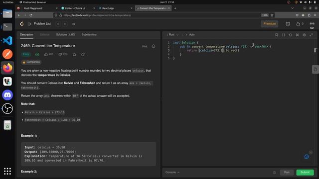 2469 convert the temperature - Leetcode - Rustify with Pawan смотреть онлайн