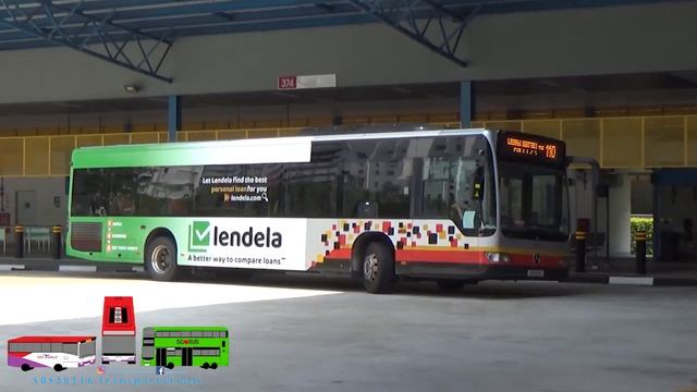 [SG1691L | Citaro O530] SMRT Buses Trunk 110 Arriving & Departing Compassvale Bus Interchange смотреть онлайн