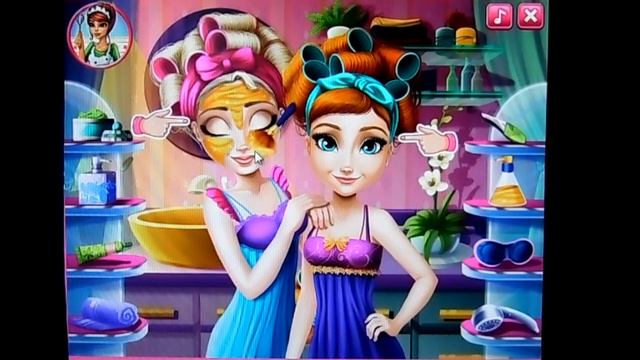 Frozen College Real Makeover Game Princess Elsa and Princess Anna Makeover смотреть онлайн
