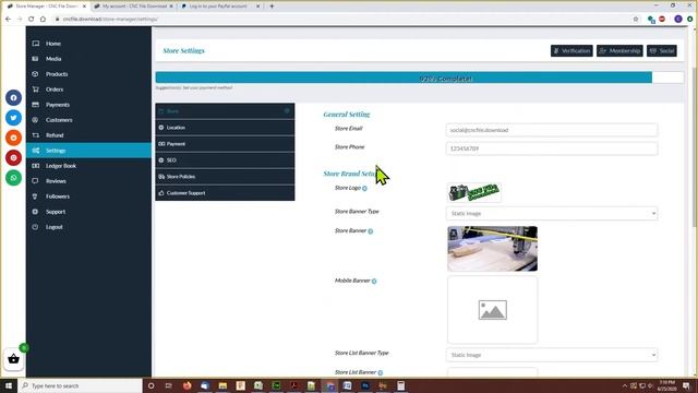 CNC File Download - Vendor Dashboard & Settings for Free Vendor смотреть онлайн