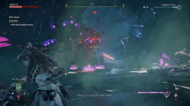 Horizon Forbidden West Gemini Kill The Slaughterspine смотреть онлайн