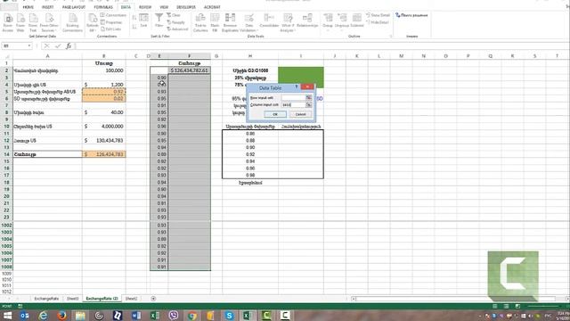 MS Excel Քանակական վերլուծություններ Արտարժութային ռիսկի գնահատման գործնական օրինակ смотреть онлайн