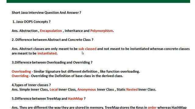 Difference between Overloading and Overriding смотреть онлайн