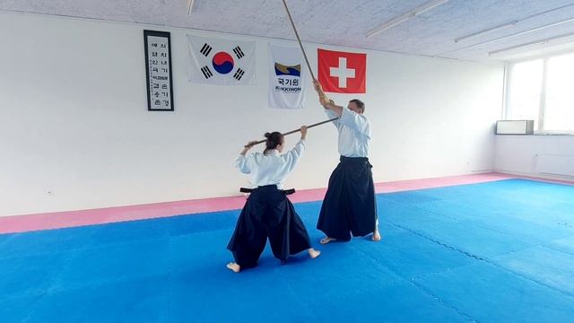 Aikido: Kumi Jo 6-10 (Kihon, Basics, Variation)