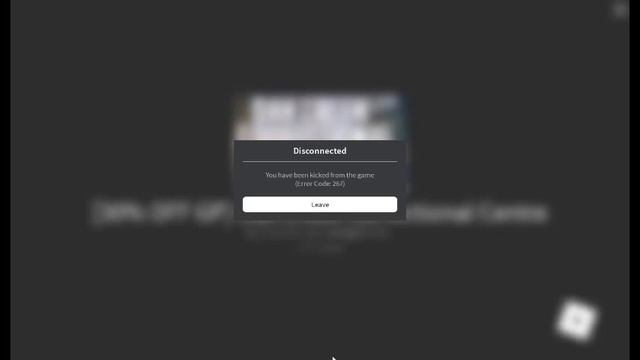 Error code 267 in just about every game I play on roblox (HELP!) смотреть онлайн