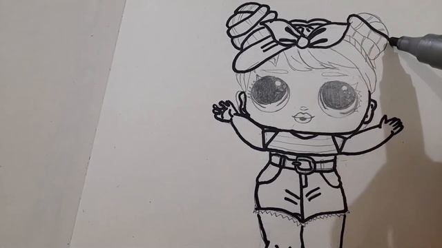 how to draw lol dolls ◇ | tutorial | #kids #drawing #art #loldolls смотреть онлайн