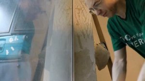 Бюджетный ремонт трещин в штукатурных откосах.