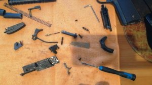 Пневматический пистолет Gletcher, Stalker, Borner CLT 1911 полная разборка, сборка.