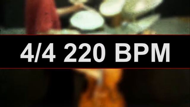 🔴 220 BPM Drums and Double Bass Metronome смотреть онлайн