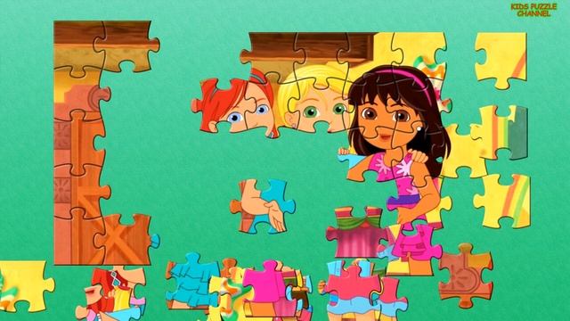 Dora and Friends - Dora, Kate & Alana - Beautiful Puzzle Games for Kids смотреть онлайн