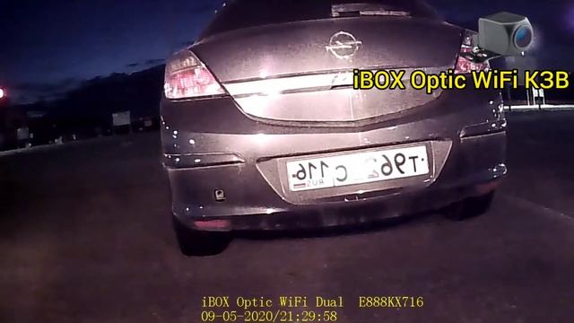 Камера заднего вида для iBOX Optic WiFi Dual / съемка ночью смотреть онлайн