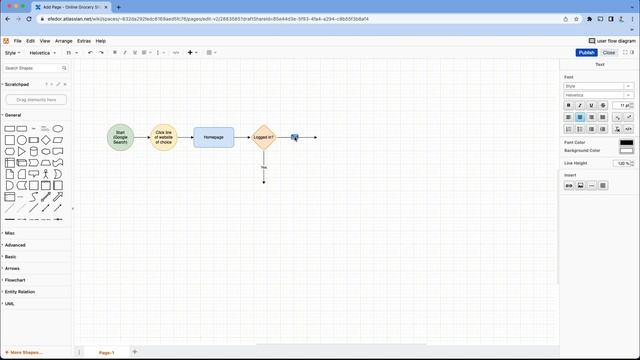 How to create a User Flow diagram in Confluence, with draw.io смотреть онлайн