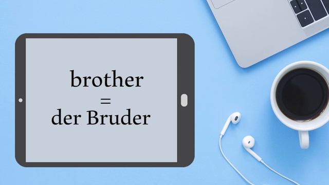 German words : Family in German смотреть онлайн