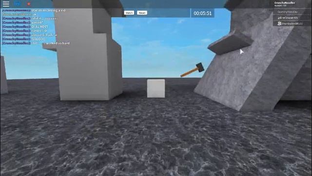 Getting over it in roblox? | Bloxing Over It смотреть онлайн