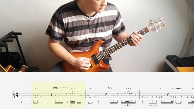 Guitar Solo #1 - How to play BURNING HEART (Vandenberg) - WITH TABS смотреть онлайн